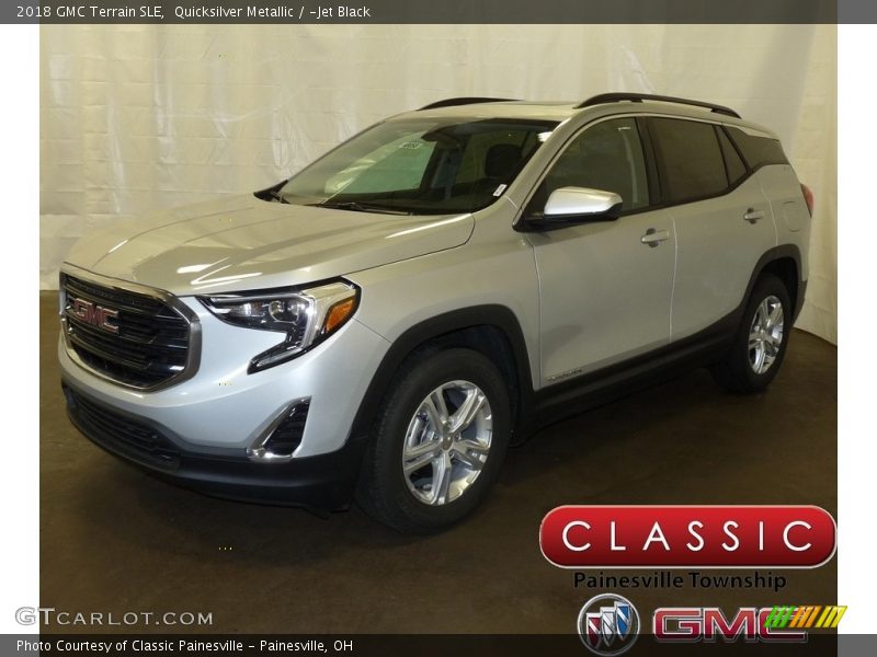 Quicksilver Metallic / ­Jet Black 2018 GMC Terrain SLE