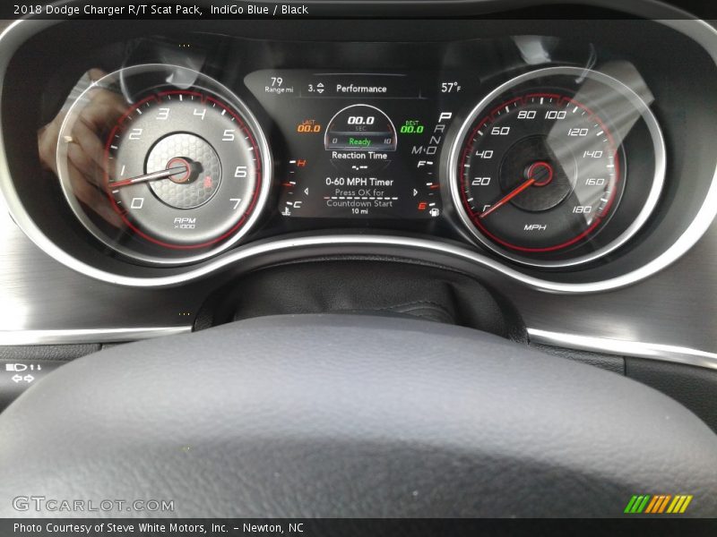 IndiGo Blue / Black 2018 Dodge Charger R/T Scat Pack