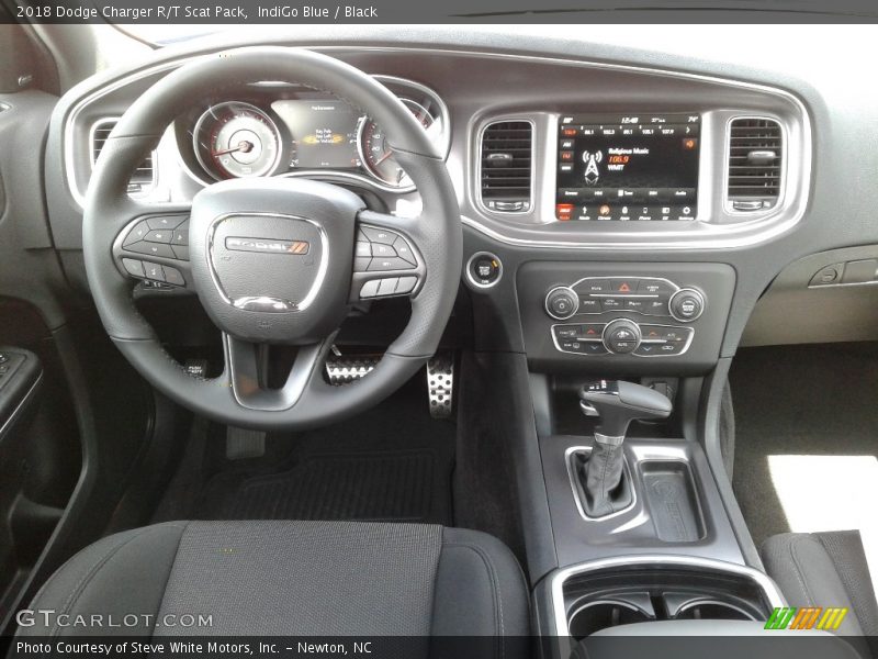 IndiGo Blue / Black 2018 Dodge Charger R/T Scat Pack