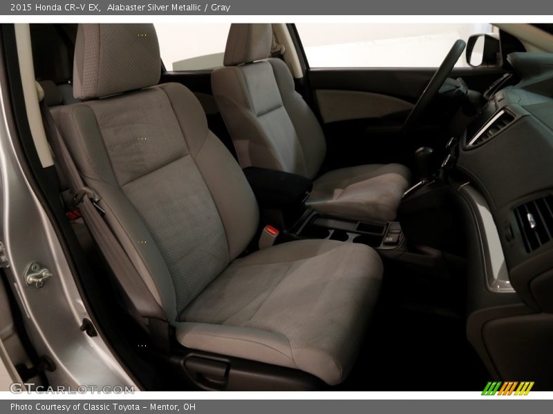 Alabaster Silver Metallic / Gray 2015 Honda CR-V EX