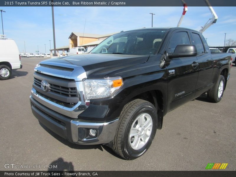 Blue Ribbon Metallic / Graphite 2015 Toyota Tundra SR5 Double Cab