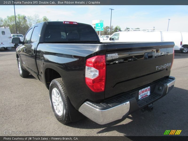 Blue Ribbon Metallic / Graphite 2015 Toyota Tundra SR5 Double Cab