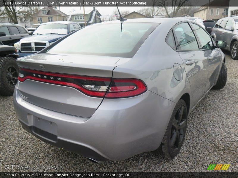 Billet Silver Metallic / Black/Light Tungsten Accent Stitching 2015 Dodge Dart SXT