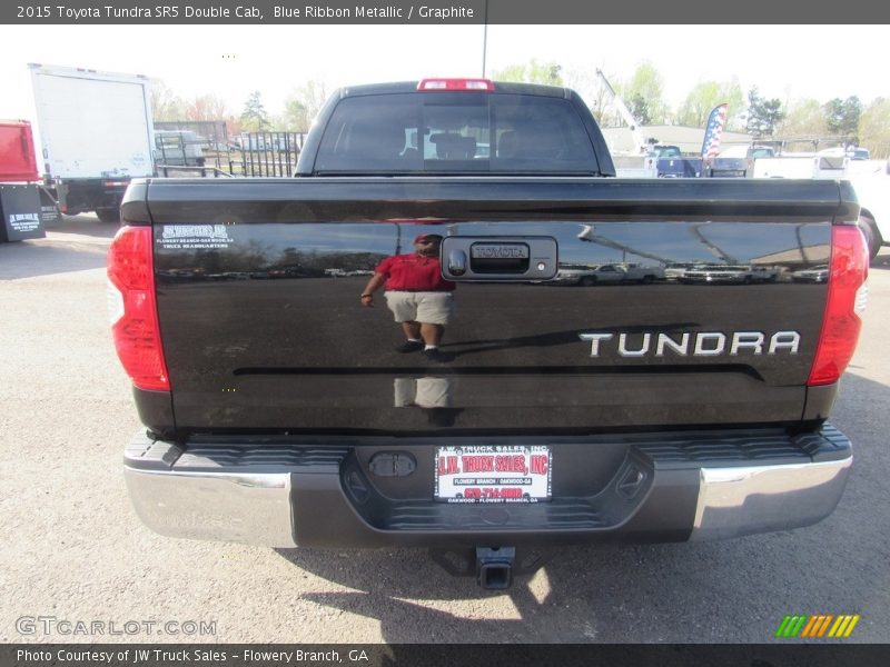 Blue Ribbon Metallic / Graphite 2015 Toyota Tundra SR5 Double Cab