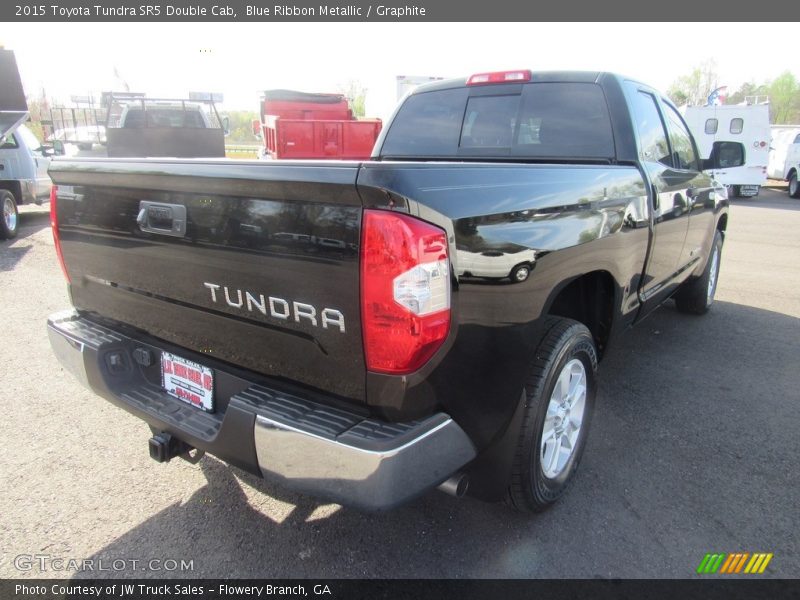 Blue Ribbon Metallic / Graphite 2015 Toyota Tundra SR5 Double Cab