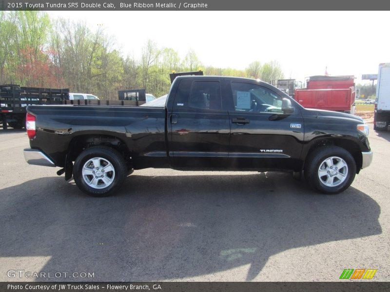 Blue Ribbon Metallic / Graphite 2015 Toyota Tundra SR5 Double Cab