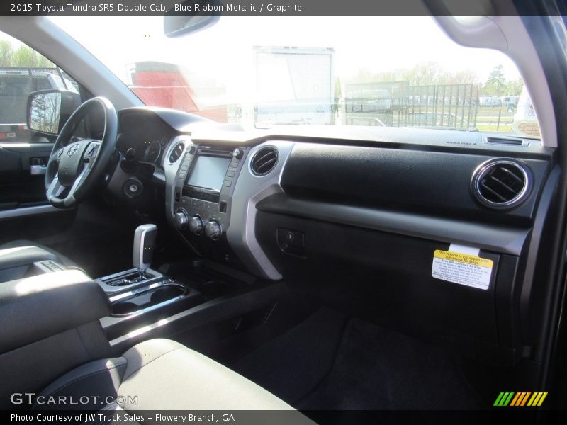 Blue Ribbon Metallic / Graphite 2015 Toyota Tundra SR5 Double Cab