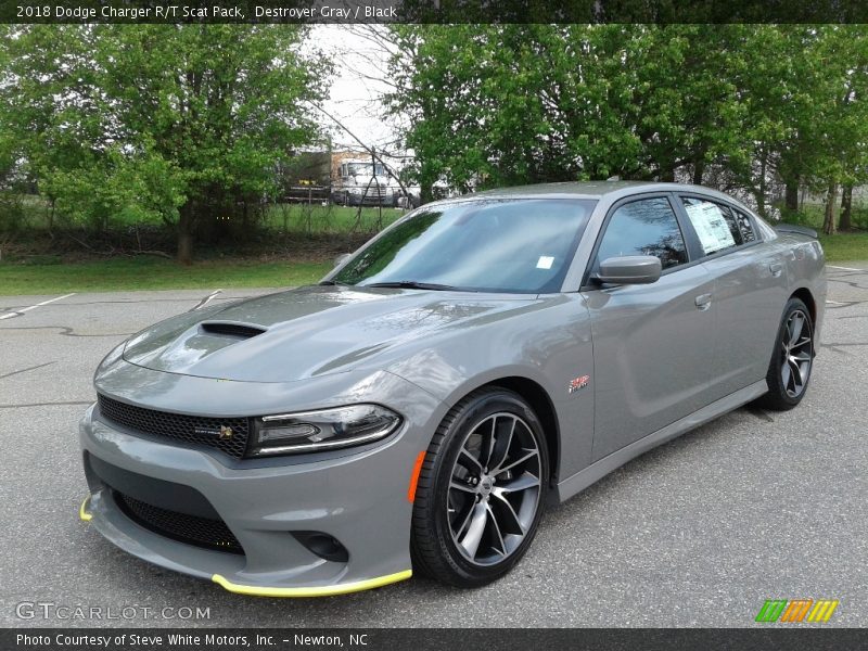 Destroyer Gray / Black 2018 Dodge Charger R/T Scat Pack