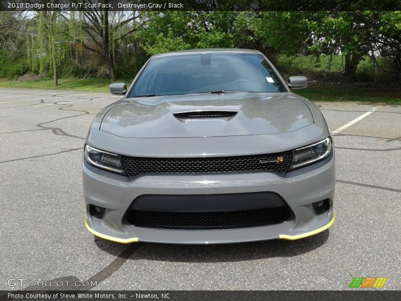 Destroyer Gray / Black 2018 Dodge Charger R/T Scat Pack