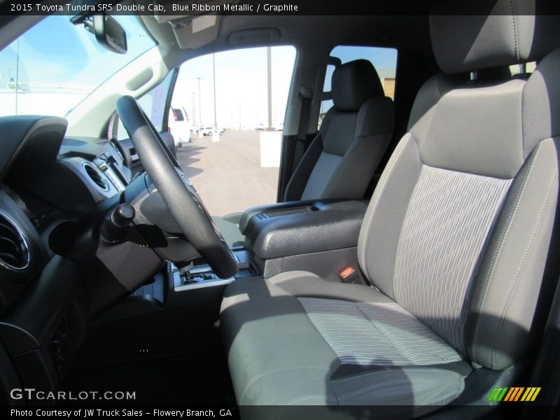 Blue Ribbon Metallic / Graphite 2015 Toyota Tundra SR5 Double Cab