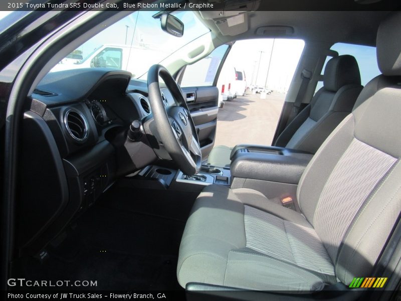 Blue Ribbon Metallic / Graphite 2015 Toyota Tundra SR5 Double Cab