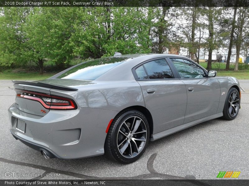 Destroyer Gray / Black 2018 Dodge Charger R/T Scat Pack