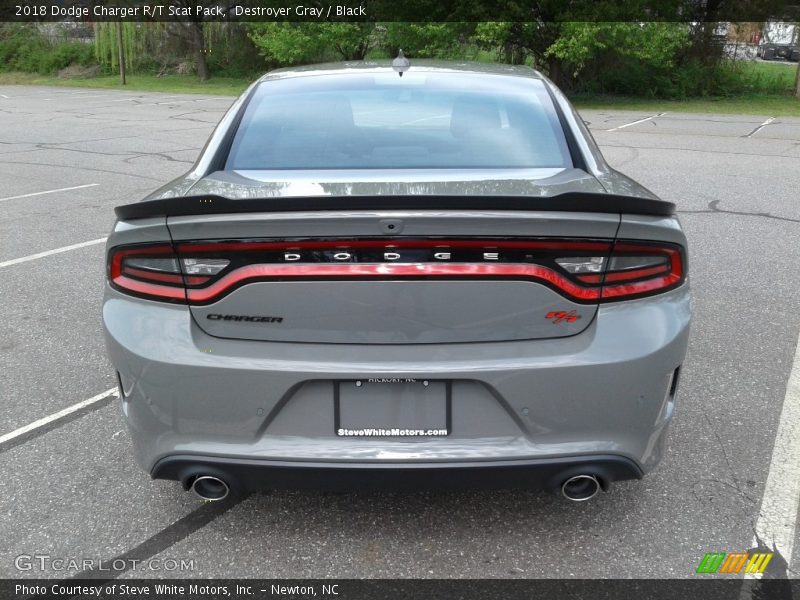 Destroyer Gray / Black 2018 Dodge Charger R/T Scat Pack