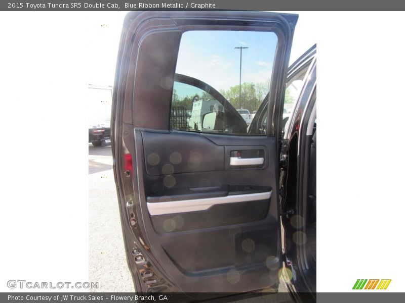 Blue Ribbon Metallic / Graphite 2015 Toyota Tundra SR5 Double Cab