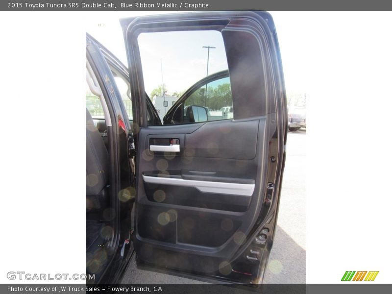 Blue Ribbon Metallic / Graphite 2015 Toyota Tundra SR5 Double Cab