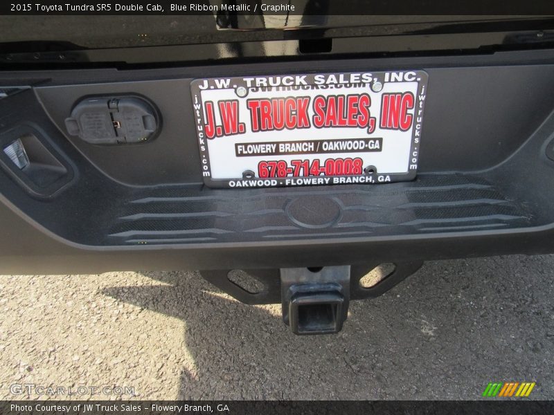 Blue Ribbon Metallic / Graphite 2015 Toyota Tundra SR5 Double Cab
