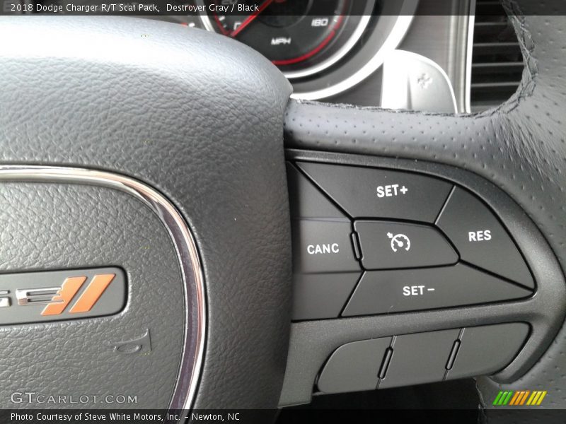 Destroyer Gray / Black 2018 Dodge Charger R/T Scat Pack