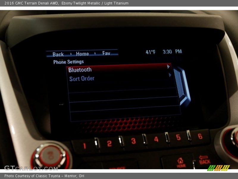 Ebony Twilight Metallic / Light Titanium 2016 GMC Terrain Denali AWD