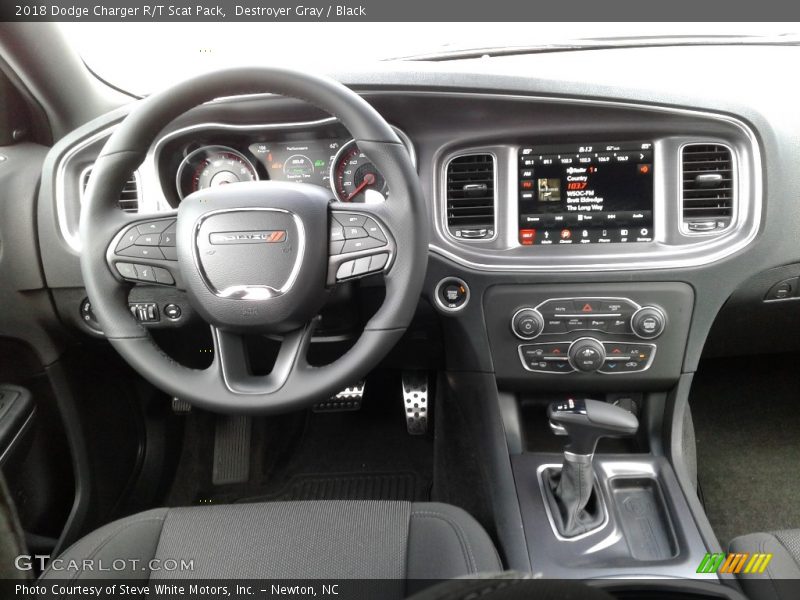 Destroyer Gray / Black 2018 Dodge Charger R/T Scat Pack