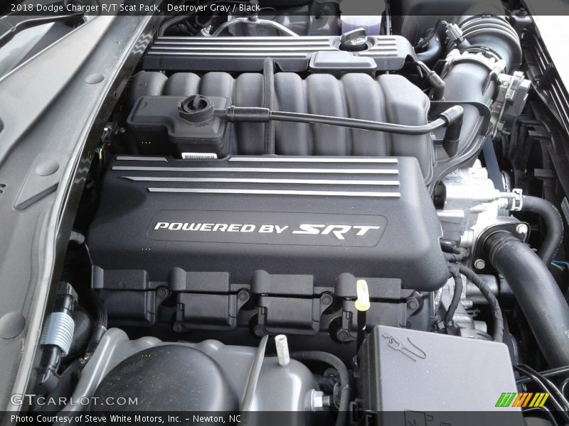 Destroyer Gray / Black 2018 Dodge Charger R/T Scat Pack
