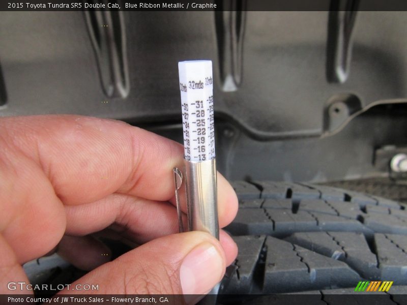 Blue Ribbon Metallic / Graphite 2015 Toyota Tundra SR5 Double Cab
