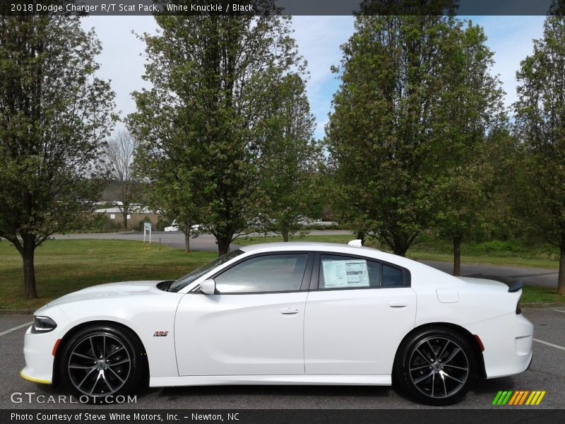 White Knuckle / Black 2018 Dodge Charger R/T Scat Pack