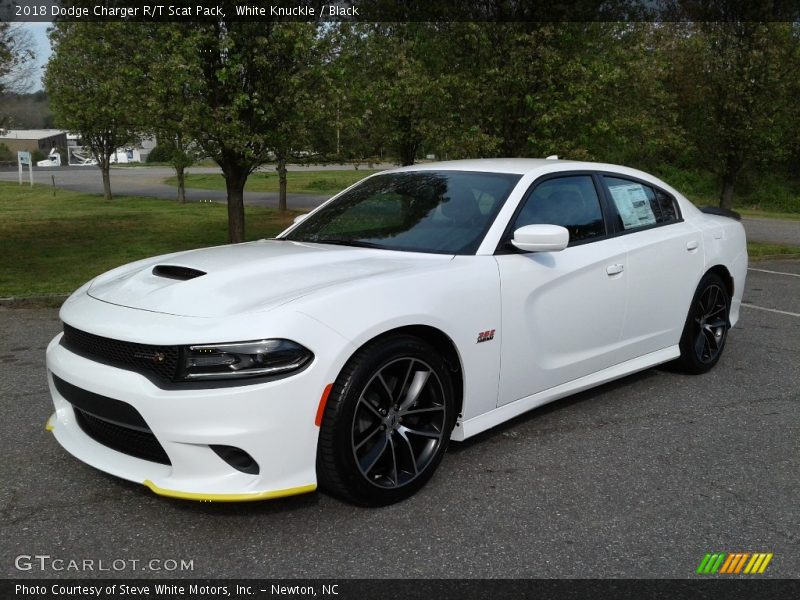 White Knuckle / Black 2018 Dodge Charger R/T Scat Pack