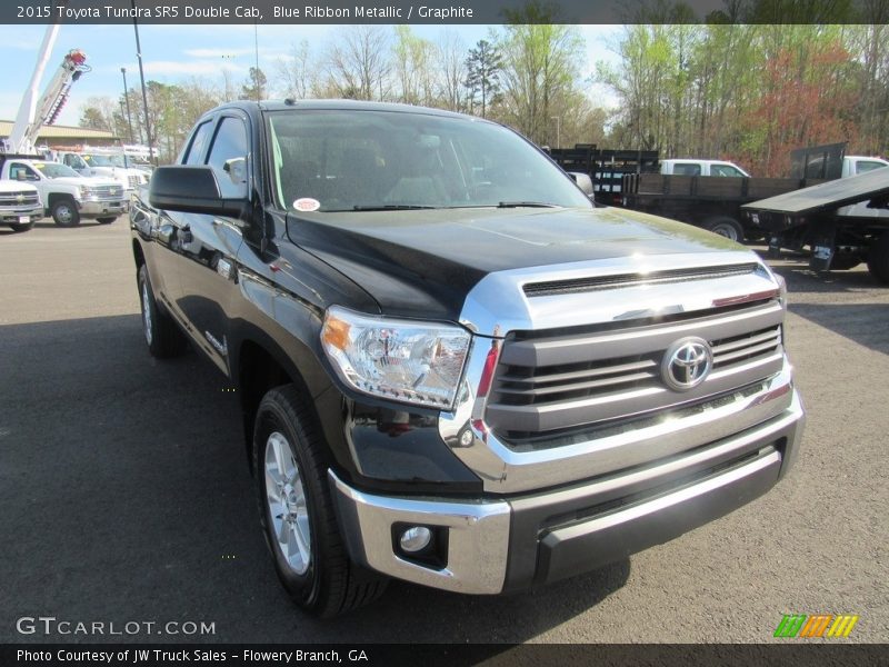 Blue Ribbon Metallic / Graphite 2015 Toyota Tundra SR5 Double Cab