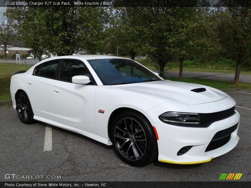 White Knuckle / Black 2018 Dodge Charger R/T Scat Pack