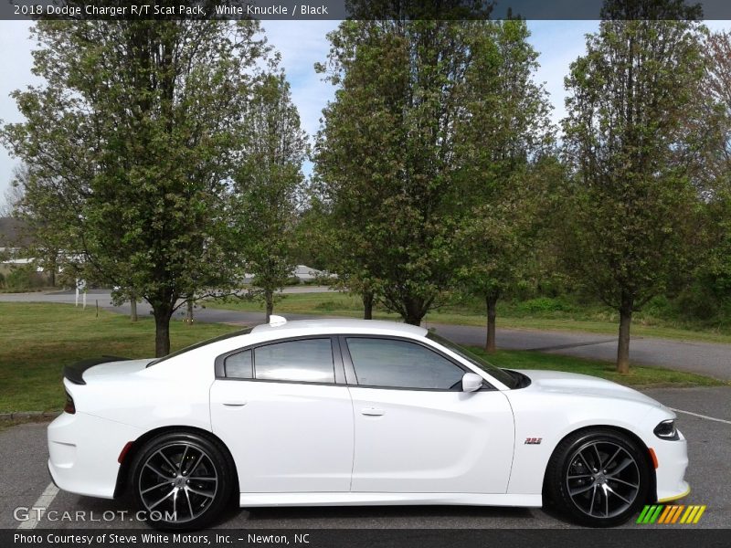 White Knuckle / Black 2018 Dodge Charger R/T Scat Pack