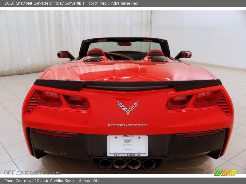 Torch Red / Adrenaline Red 2016 Chevrolet Corvette Stingray Convertible