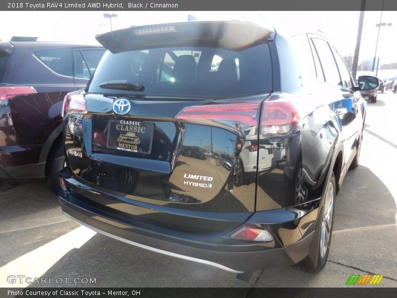Black / Cinnamon 2018 Toyota RAV4 Limited AWD Hybrid