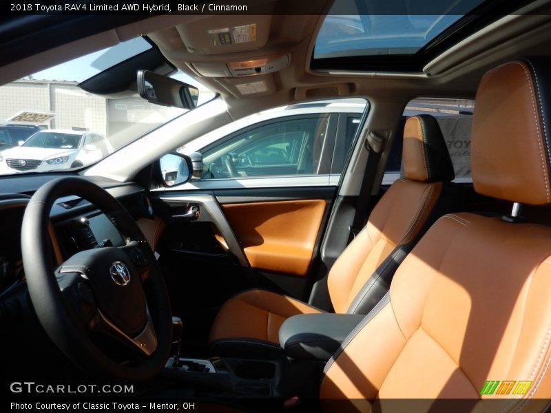 Black / Cinnamon 2018 Toyota RAV4 Limited AWD Hybrid