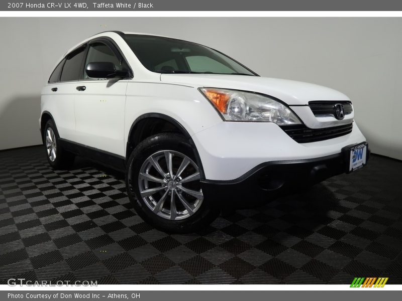 Taffeta White / Black 2007 Honda CR-V LX 4WD