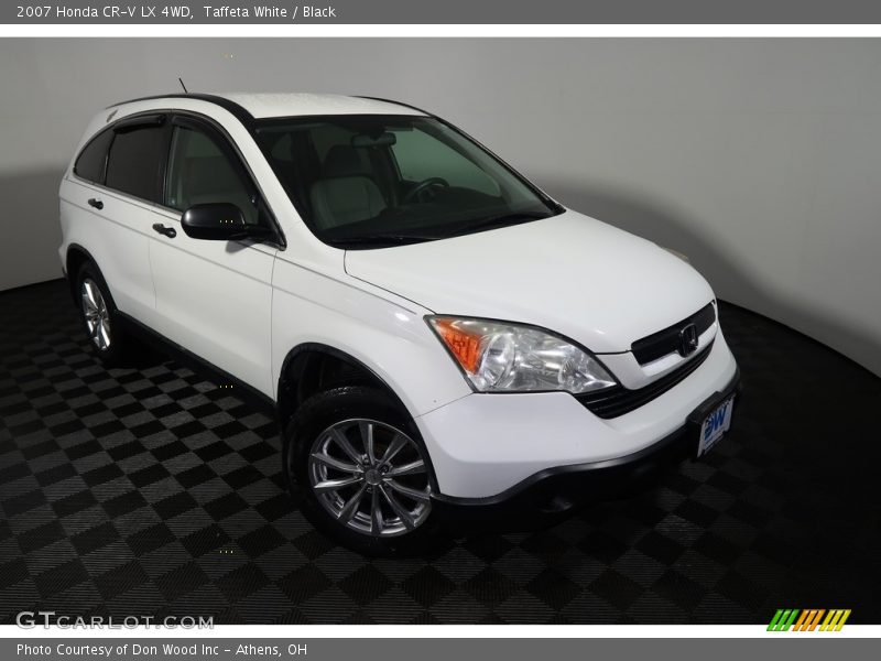 Taffeta White / Black 2007 Honda CR-V LX 4WD
