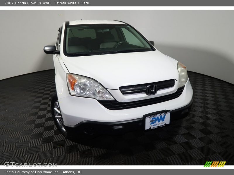 Taffeta White / Black 2007 Honda CR-V LX 4WD