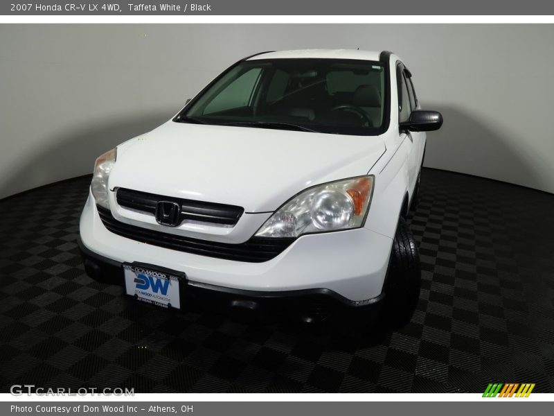 Taffeta White / Black 2007 Honda CR-V LX 4WD