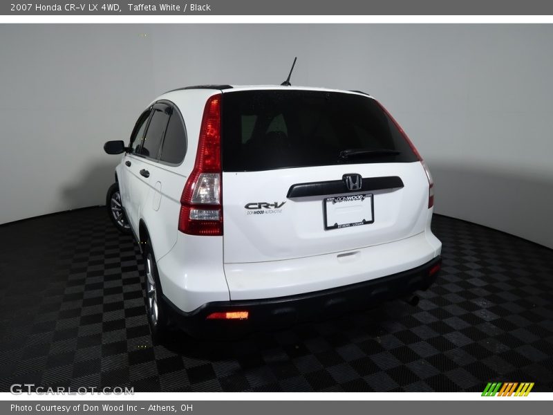 Taffeta White / Black 2007 Honda CR-V LX 4WD