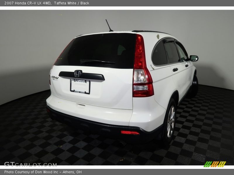 Taffeta White / Black 2007 Honda CR-V LX 4WD
