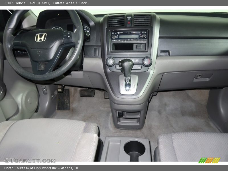 Taffeta White / Black 2007 Honda CR-V LX 4WD