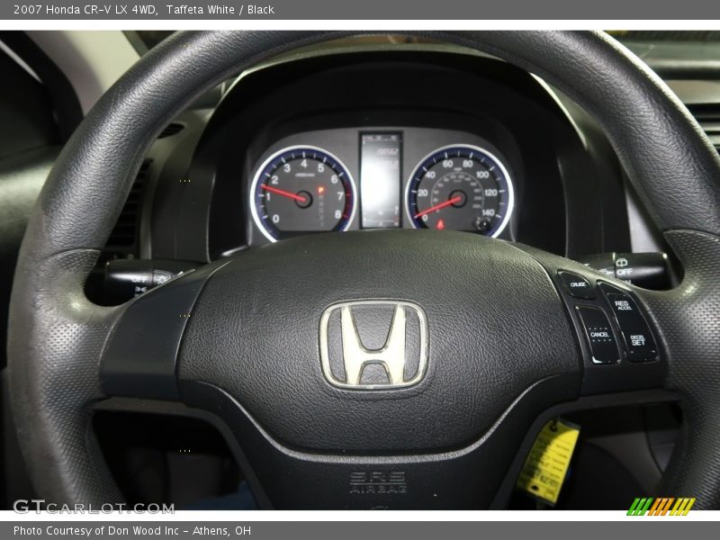 Taffeta White / Black 2007 Honda CR-V LX 4WD