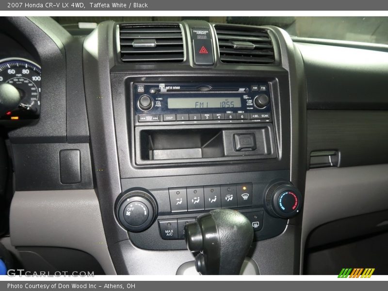 Taffeta White / Black 2007 Honda CR-V LX 4WD