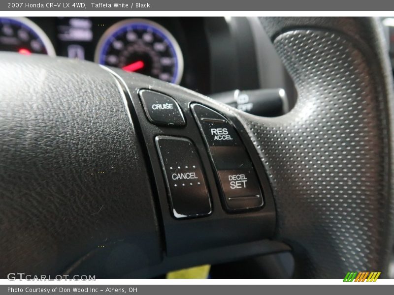 Taffeta White / Black 2007 Honda CR-V LX 4WD