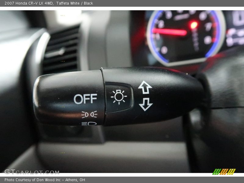 Taffeta White / Black 2007 Honda CR-V LX 4WD