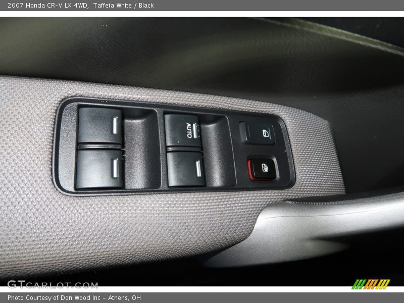 Taffeta White / Black 2007 Honda CR-V LX 4WD