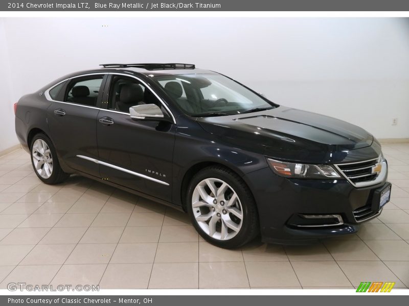Blue Ray Metallic / Jet Black/Dark Titanium 2014 Chevrolet Impala LTZ