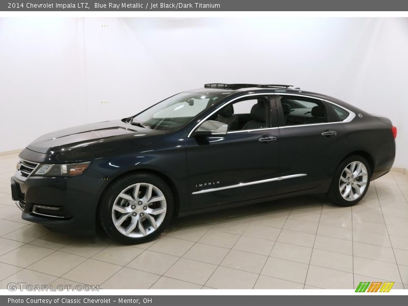 Blue Ray Metallic / Jet Black/Dark Titanium 2014 Chevrolet Impala LTZ