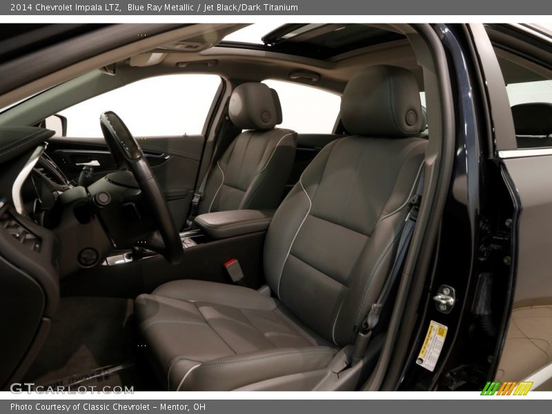 Blue Ray Metallic / Jet Black/Dark Titanium 2014 Chevrolet Impala LTZ