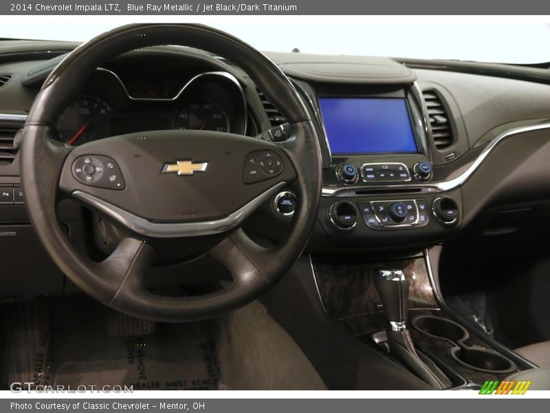 Blue Ray Metallic / Jet Black/Dark Titanium 2014 Chevrolet Impala LTZ