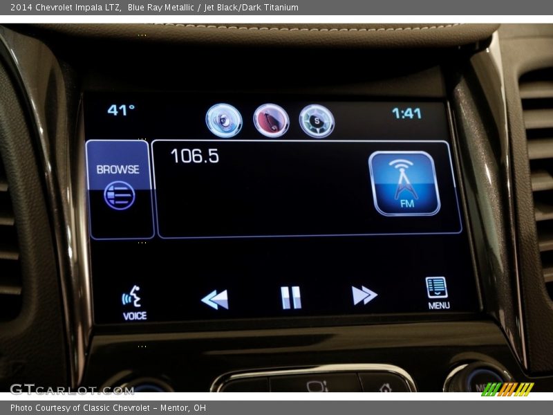 Blue Ray Metallic / Jet Black/Dark Titanium 2014 Chevrolet Impala LTZ